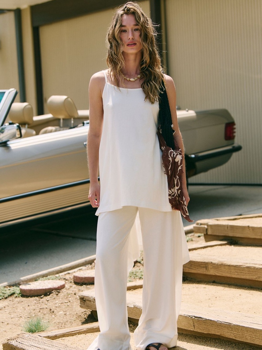 SOLD OUT: Free People Lana Pant Set in White - Size Medium